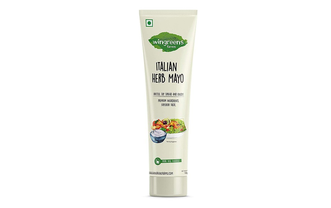 Wingreens Farms Italian Herbs Mayo    Tube  130 grams